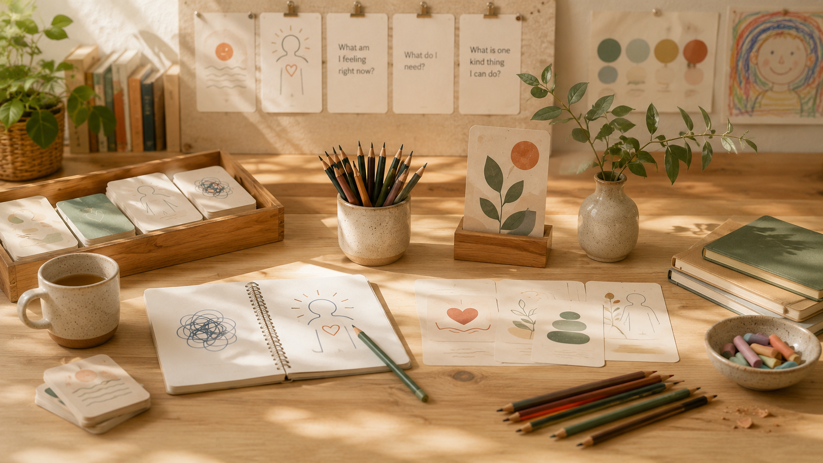 Creative desk prompts for The A Studio