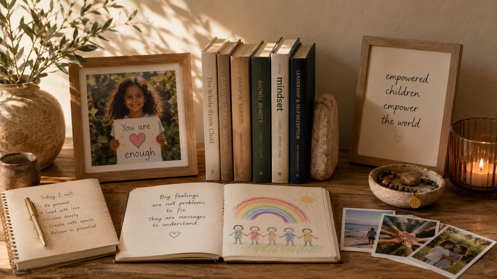 The A School story shown through creative objects
